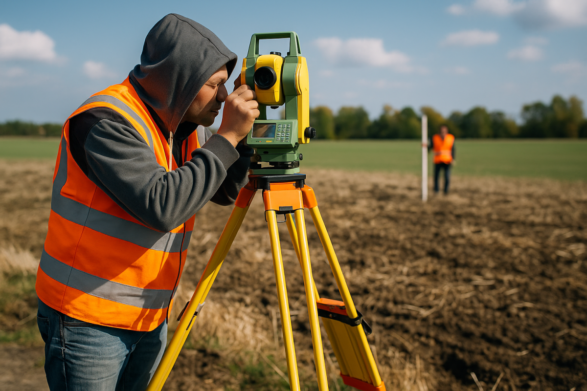 Specjalista geodezyjny podczas budowy – {kiedy jego pomoc jest niezbędna